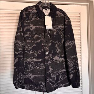 COS Black and Gray Shirt Jacket